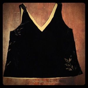 Black Velvet Top